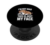 Dog I'm Not Mad This Is Just My Face PopSockets Adhesive PopGrip