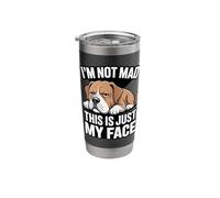 Dog I'm Not Mad This is Just My Face Stainless Steel Insulated Tumbler