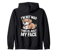 Dog I'm Not Mad This Is Just My Face Zip Hoodie