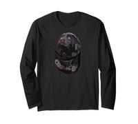 Dog In Pocket Chocolate Lab Brown Labrador Retriever Lover Long Sleeve T-Shirt