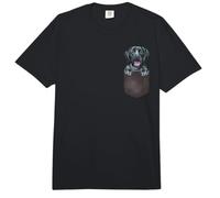 Dog in Pocket Funny Dog Lover Black Labrador Retriever Comfort Colors Adult Heavyweight T-Shirt