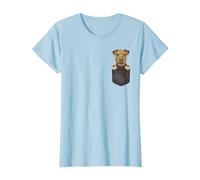 Dog In Pocket Funny Dog Lover Lakeland Terrier T-Shirt