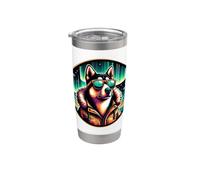 Dog in The Artic Circle Iceland Stainless Steel Insulated Tumbler