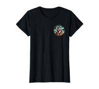 Dog in The Artic Circle Iceland Value Graphic T-Shirt, Women, Black, M