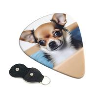 Dog In The Box Guitar Picks 6-Pack - Pick Set (0.46mm / 0.71mm / 0.96mm) Suitable For Guitar And Ukulele Playing