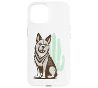 dog in the desert Case for iPhone 15