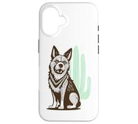 dog in the desert Case for iPhone 16