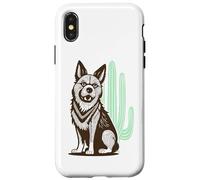 dog in the desert Case for iPhone X/XS