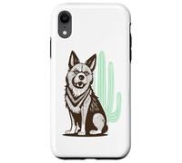 dog in the desert Case for iPhone XR