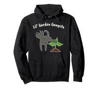 Dog in the Garden Pot Plant Lover Dog Humor For Gardeners Pullover Hoodie