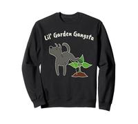 Dog in the Garden Pot Plant Lover Dog Humor For Gardeners Sweatshirt