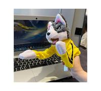 Dog Interaction Boxing Huskies Plush Toy Hand Puppet Sound Fight Gift Gloves