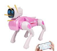 Dog Interactive Electronic Robot - Voice Controlled Learning Robot | Intelligent Dog Walking Toy Animal With Sound Sensor Animation Motion | Edu Game Mate