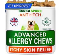 Dog Itch & Allergy Support Chews - Skin & Coat Supplement, Omega 3 Fish Oil