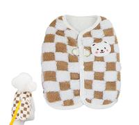 Dog Jacket, Dog Coat | Warm Winter Clothes for Autumn Dogs | Large Dog Warm Winter Clothes Checkered Design for Kitten Holiday Costume