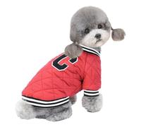 Dog Jacket, Dog Vest, Warm Vest with Dog Harness, Winter Warm and Soft, Yorkshire Marzis, Red, L