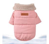 Dog Jacket - Warm Dog Coat | Winter Pets Cotton Clothing, Fashionable Collar Design Two-Legged Jacket Pet Costumes, Dogs Cold Weather Coats Suitable For Outdoor Indoor