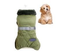 Dog Jacket with Padded Vest, Fleece Jacket for Dog Vest, Paws Fleece Pullover Coats for Puppies, Soft Winter Dog Coat with Double D-Ring for Yorkies, Maltese,