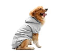 Dog Jackets for Small Dogs - Adhesive Pet Hoodie with Pocket | Fashionable Dog Clothes Comfortable Supplies for Puppy Walking Exercise