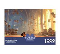 Dog Jigsaw 1000 Pieces for Adults - The Ultimate Funny Jigsaw Puzzles for Adults Experience - Featuring Exclusive Dog Art from Happily Jigsaw Puzzles - A Must-Have Dog Puzzle 38x26cm/1000pcs