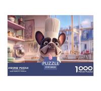 Dog Jigsaw 1000 Pieces for Adults - The Ultimate Funny Jigsaw Puzzles for Adults Experience - Featuring Exclusive Dog Art from Happily Jigsaw Puzzles - A Must-Have Dog Puzzle 38x26cm/1000pcs