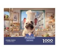 Dog Jigsaw 1000 Pieces for Adults - The Ultimate Funny Jigsaw Puzzles for Adults Experience - Featuring Exclusive Dog Art from Happily Jigsaw Puzzles - A Must-Have Dog Puzzle 70x50cm/1000pcs