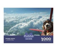 Dog Jigsaw 1000 Pieces for Adults - The Ultimate Funny Jigsaw Puzzles for Adults Experience - Featuring Exclusive Dog Art from Happily Jigsaw Puzzles - A Must-Have Dog Puzzle 52x38cm/1000pcs