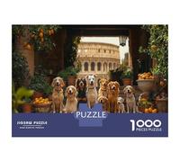 Dog Jigsaw 1000 Pieces for Adults - The Ultimate Funny Jigsaw Puzzles for Adults Experience - Featuring Exclusive Dog Art from Happily Jigsaw Puzzles - A Must-Have Dog Puzzle 38x26cm/1000pcs