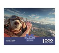 Dog Jigsaw 1000 Pieces for Adults - The Ultimate Funny Jigsaw Puzzles for Adults Experience - Featuring Exclusive Dog Art from Happily Jigsaw Puzzles - A Must-Have Dog Puzzle 70x50cm/1000pcs