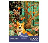 Dog Jigsaw Puzzle 1000 Pieces Adults Teens Gift Box Decorative Smooth Cut Fun Play 70x50cm/1000pcs