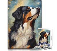 Dog Jigsaw Puzzles 1000 Pieces Cognitive Development Fun Game Special Thoughtful Celebration Present Size 38x26cm