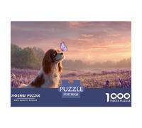 Dog Jigsaw Puzzles 1000 Pieces for Adults - A Funny And Happily Jigsaw Puzzles Collaboration - This Premium Dog Jigsaw & Puzzle Is An Essential for Any Collector 38x26cm/1000pcs
