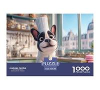 Dog Jigsaw Puzzles 1000 Pieces for Adults - A Funny And Happily Jigsaw Puzzles Collaboration - This Premium Dog Jigsaw & Puzzle Is An Essential for Any Collector 52x38cm/1000pcs