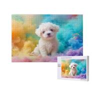 Dog Jigsaw Puzzles for Adults 1000 Colorful Large Jigsaw Puzzles for Adults, Funny/Difficult/Impossible/Challenging Decompression Games, As a Birthday for Women and Men 2T-927