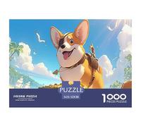 Dog Jigsaw Puzzles for Adults 1000 Pieces by Happily - A Funny, Delightful Dog Puzzle with Sharp Print Clarity - An Excellent Choice in Funny Jigsaw Puzzles for Adults 52x38cm/1000pcs
