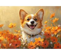 dog Jigsaw Puzzles for Adults 200 piece Impossible Puzzle Educational Games, Complete the Curiosity, Exercise of the Capacity Space Thinking, Fun Iq Smart Games, Gifts for Teenage Boys 14+ Years O-1