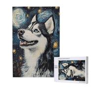 Dog Jigsaw Puzzles for Adults 2000, Starry Sky Large Wooden Puzzles for Adults, Funny/Difficult/Impossible/Challenging Decompression Games, As a Birthday for Women and Men 2T-1953