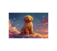 Dog Jigsaw Puzzles for Adults 3000, Wooden 3000 Piece Jigsaw Puzzles for Adults Starry Sky, Educational Puzzle for The Whole Family Together, Puzzle for Wall Art Home Decor 32 x 48 Inches LZPT-00267