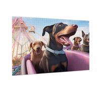Dog Jigsaw Puzzles for Adults 5000 Jigsaw Puzzle Interesting Pattern Design with Gift Box Packaging for Gifts for Women,Beginner Challenging Family Activity for Home Wall Bedroom Decor 105x156CM -399y