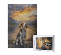 Dog Jigsaw Puzzles for Adults 6000 Fall Into Puzzle, Wooden Puzzles for Adults with Gift Box, Impossible Puzzle, Challenging High Difficulty Family Activity, Gifts for Men Women,105x180 cm, p993t