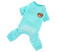 Dog Jumper Bear Pajamas Summer Mesh Small Large Dog Clothes Jumpsuit Pet Onesie For Big Dogs XS-XXL(Blue,XL)