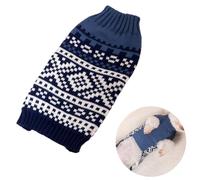 Dog Jumpers Medium Size Pet Clothes Soft Clothing & Accessories for Dogs Warm Puppy Jumper Wool Knitted Plaid Dog Outfit Small for 5-8kg