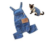 Dog Jumpsuit Clothes - 25, 32, 46 Chest, Puppy Lattice Romper, Striped Kitten Jacket, Small Medium Animals, Daily Wear, Comfortable Material, Easy On And Off, Modes