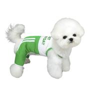 Dog Jumpsuit Costume Apparel Outfit Coat for Puppy Cats, Green XL | Elastic Jumpsuit for Small Dogs, Soft Apparel Pullover Pajamas Outfit, Walking Camping