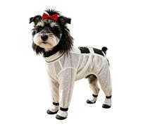 Dog Jumpsuit Elastic Body with D-Ring and Adjustable Strap Breathable Puppy Onesie for Everyday Walks Adventure Commuting Travel Camping Summer Outdoor and Activities