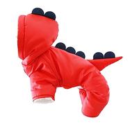 Dog Jumpsuit Winter Coat Dinosaur Dog Costume Hoodie Dog Jacket Dog Coat With Hood Dog Jumpsuit Costume Dog Clothes