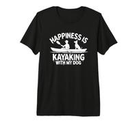 Dog Kayak Days Nature Paddle Adventure Life Premium T-Shirt