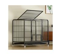 Dog Kennel Black with Lock Dog Crate Medium-sized Indoor Home Pet Kennel Special Suitable for 80 Pounds Within The