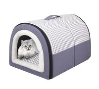 Dog Kennel - Cat Blanket, Winter Dog Bed | Semi Closed Independent Pet Hideaway with Removable Washable Cushion, Pet Lash Proof p