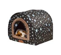 Dog Kennel Cold Protection for Winter Warm Pet Shelter Padded Composition Good Sleep Resting House | for Puppy Cat with Separate Type Possi Cleaning